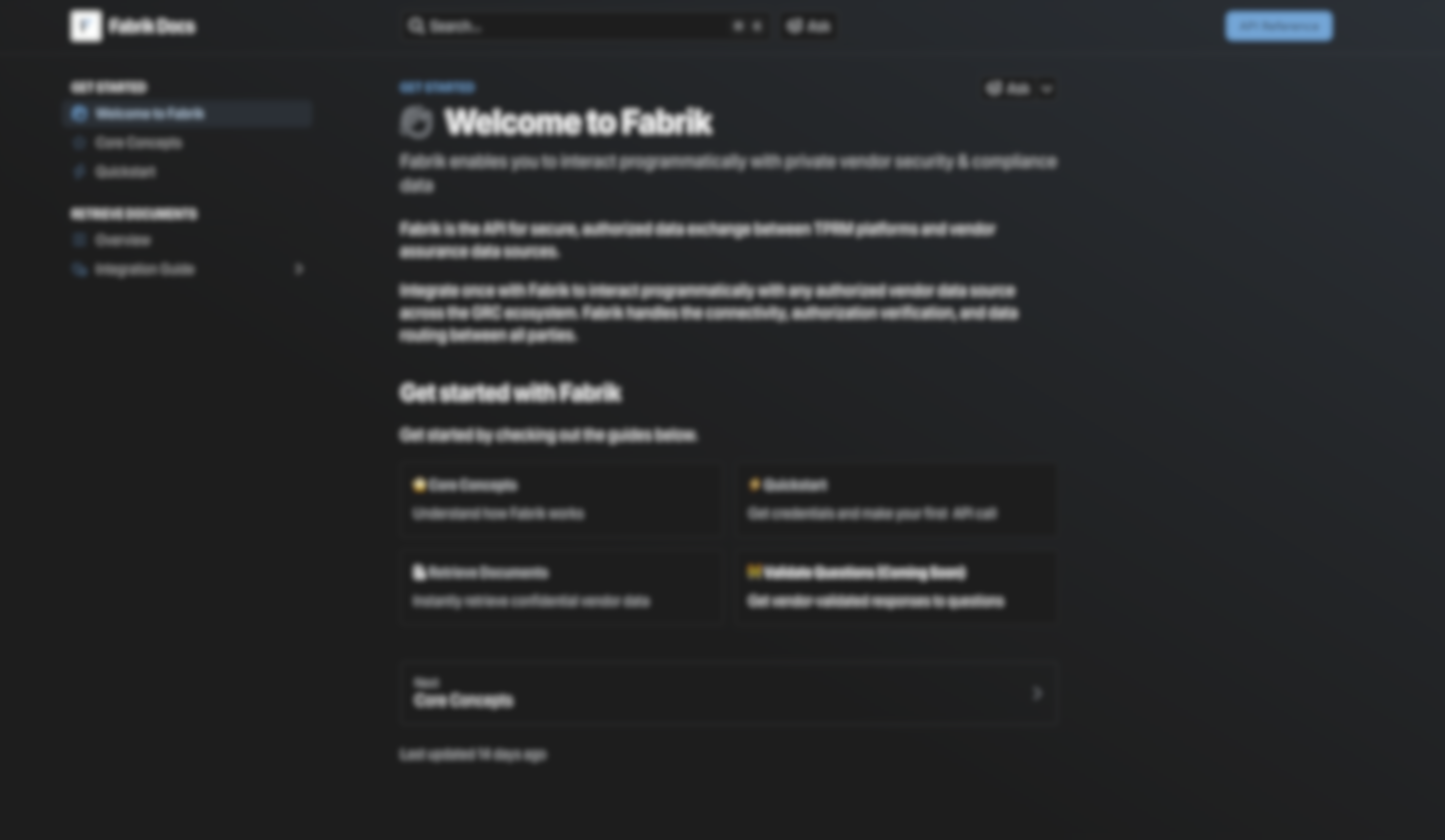 Fabrik Documentation Desktop